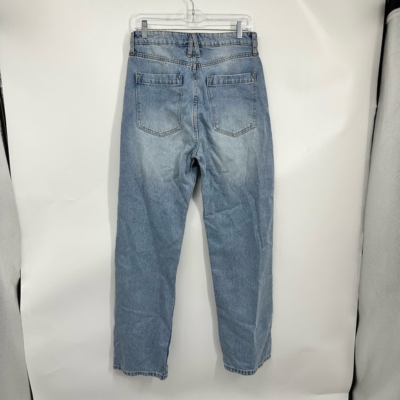 Fashion Nova On the Down Low Slouch Dad Jeans Women's Size 7 NEW - Picture 2 of 4